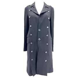 John Galliano-JOHN GALLIANO Trench coats T.fr 36 SINTÉTICO-Preto