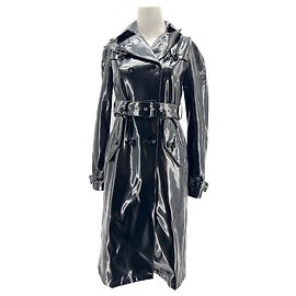 VERSACE Trench T.fr 38 plastica Nero