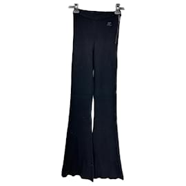 Courreges-COURREGES  Trousers T.International S Viscose-Black