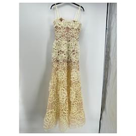 Autre Marque-NON SIGNE / UNSIGNED  Dresses T.International S Cotton-White