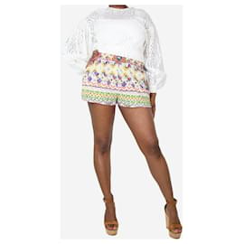 Etro-Shorts estampados multicoloridos - tamanho UK 16-Multicor
