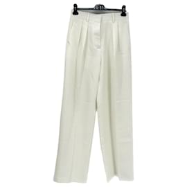 Autre Marque-THE FRANKIE SHOP  Trousers T.International S Polyester-White