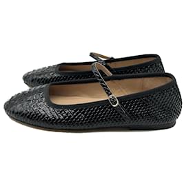 Autre Marque-SEED HERITAGE  Ballet flats T.eu 39 Exotic leathers-Black
