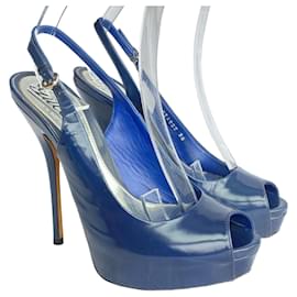 Gucci-Heels-Navy blue