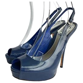 Gucci-Heels-Navy blue