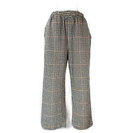 Autre Marque Calça Aiayu de algodão xadrez Multicor