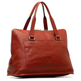 Loewe-Borsa a mano Loewe in pelle Anagram rossa-Rosso