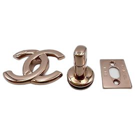 CHANEL chiusura originale CC turnlock D'oro