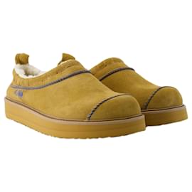 Autre Marque-Chanclas Slip On - Ader Error - Piel - Camel-Castaño