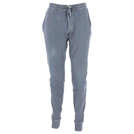 Tom Ford-Tom Ford Jersey Jogger Pants in Grey Cotton -Blue