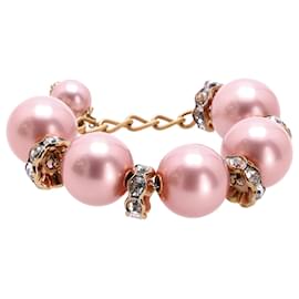 Dolce & Gabbana-Dolce & Gabbana-Armband aus rosa Perlen-Pink