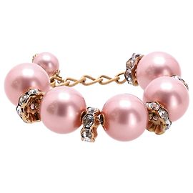 Pulseira Dolce & Gabbana em Pérola Rosa Rosa