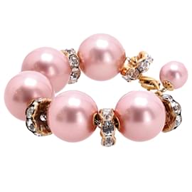 Dolce & Gabbana-Dolce & Gabbana-Armband aus rosa Perlen-Pink