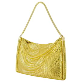 Paco Rabanne-Pixel Tube Small Hobo Bag - Paco Rabanne - Aluminium - Gold-Golden,Metallic