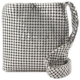 Borsa a tracolla Pixel - Paco Rabanne - Alluminio - Argento Argento Metallico