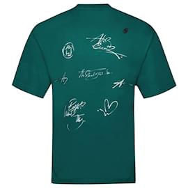 Autre Marque-Camiseta - Ader Error - Algodón - Verde-Verde