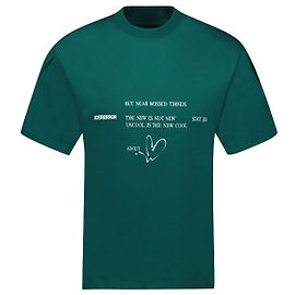 Autre Marque T-shirt - Ader Error - Cotone - Verde Verde