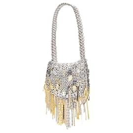 Paco Rabanne-Bolso de hombro Nano Moon - Rabanne - Metal - Plata/oro-Plata,Metálico