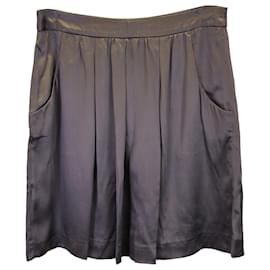 Hugo Boss-Hugo Boss Mini Skirt in Grey Silk-Grey