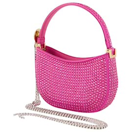 Magda Butrym-Borsa Hobo Micro Vesna - Magda Butrym - Rosa - Strass-Rosa