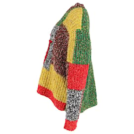 JW Anderson-Jersey con cuello redondo y diseño de ancla en lana multicolor de JW Anderson-Multicolor