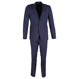 Completo due pezzi Ermenegildo Zegna in lana blu Blu