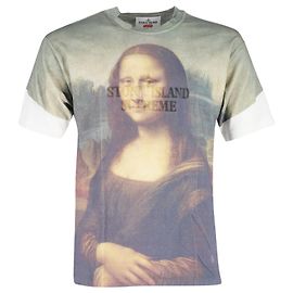 Supremo x Stone Island S/Top S Mona Lisa de algodón multicolor Otro Impresión de pitón