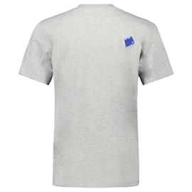 Autre Marque-01 Camiseta TRS Tag - Ader Error - Algodão - Cinza-Cinza