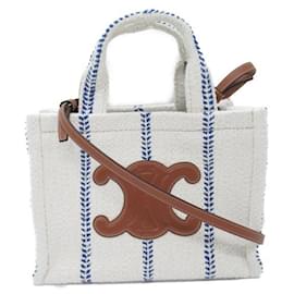 Céline-Celine Triomphe Small Cabas Thais Canvas Tote Bag in Excellent condition-Other