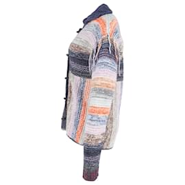 Acne-Acne Studios Cardigan Rayé Karya Mouliné En Laine Multicolore-Multicolore