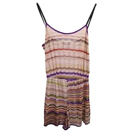 Missoni-Macacão Missoni Mare Zigzag em Viscose Multicolor-Multicor