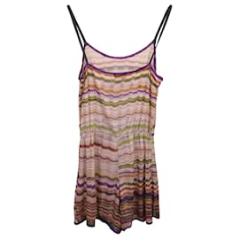 Missoni-Macacão Missoni Mare Zigzag em Viscose Multicolor-Outro,Impressão em python