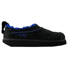 Autre Marque-Ciabatte Slip On - Ader Error - Pelle - Nero-Nero