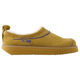 Autre Marque-Chanclas Slip On - Ader Error - Piel - Camel-Castaño