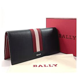 Bally-Bally Leather Long Wallet Leather Long Wallet 6302794 in Excellent condition-Other