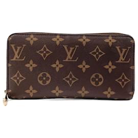 Louis Vuitton-Louis Vuitton Monogram Zippy Wallet Cartera larga de lona M41895 En muy buenas condiciones-Otro