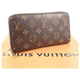 Louis Vuitton-Louis Vuitton Monogram Zippy Wallet Canvas Long Wallet M41895 in Great Condition-Other