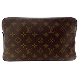 Louis Vuitton-Toilette Trousse Monogram Louis Vuitton 28 Vanity Bag Toile M47522 en bon état-Autre