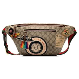 Gucci-Gucci GG Supreme Courrier Belt Bag Sac ceinture en toile 529711 en bon état-Autre