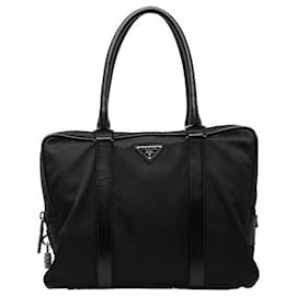 Prada-Prada Tessuto Busisness Bag Business Bag Canvas VA0661 em boa condição-Outro