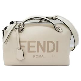 Fendi-Fendi Leather By the Way Bag  Crossbody Bag Leather in Fair condition-Other