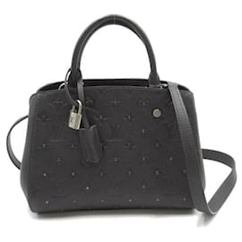 Louis Vuitton-Louis Vuitton Monogramm Empreinte Montaigne BB Leder Umhängetasche M50665 In sehr gutem Zustand-Andere