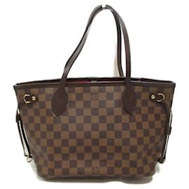 Louis Vuitton-Louis Vuitton Damier Ebene Neverfull PM Tote Bag Toile N51109 inch-Autre