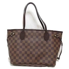 Louis Vuitton-Louis Vuitton Damier Ebene Neverfull PM  Canvas Tote Bag N51109 In sehr gutem Zustand-Andere