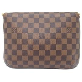 Louis Vuitton-Louis Vuitton Damier Ebene Musette Tango Long Strap Crossbody Bag Canvas N51301 in-Other