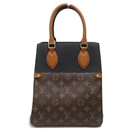 Louis Vuitton-Louis Vuitton Monogram Fold Tote PM Canvas Handbag M45409 in Great Condition-Other