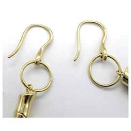 Gucci-gucci 18K Bamboo Dangle Earrings  Earrings Metal in-Other