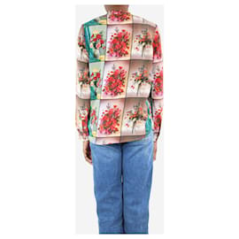 Stella Mc Cartney-Top estampado floral multicolorido - tamanho UK 6-Multicor