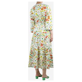 Autre Marque-Multi floral-printed midi dress - size S-Multiple colors