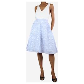 Autre Marque-Blue floral printed midi skirt - size XS-Blue